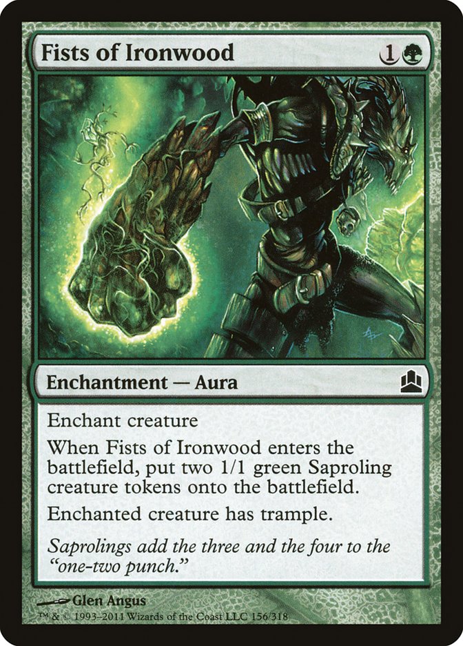 Fists of Ironwood [Commander 2011] | Deep Dive Games St. Marys
