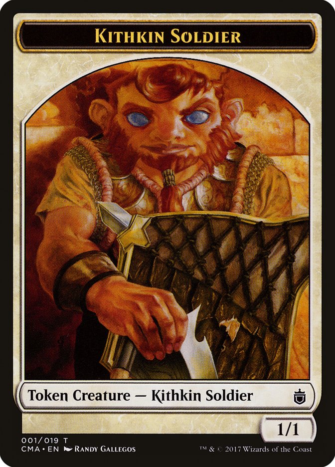 Kithkin Soldier Token [Commander Anthology Tokens] | Deep Dive Games St. Marys