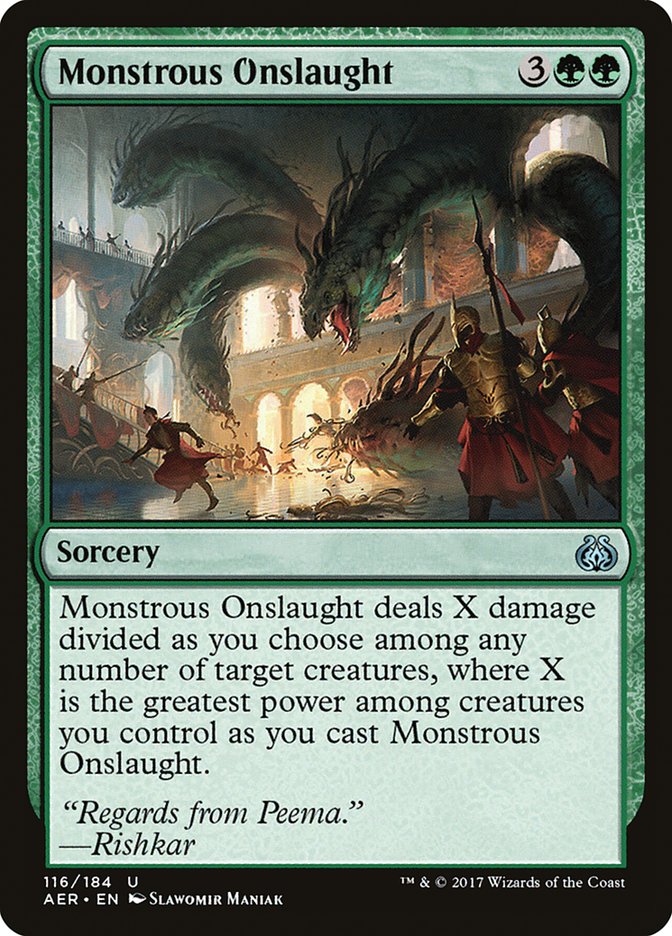 Monstrous Onslaught [Aether Revolt] | Deep Dive Games St. Marys