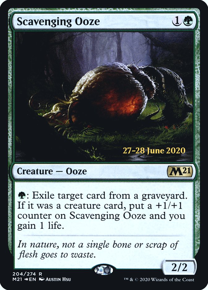 Scavenging Ooze [Core Set 2021 Prerelease Promos] | Deep Dive Games St. Marys