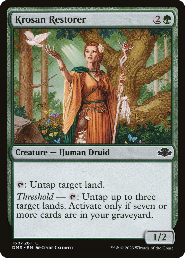 Krosan Restorer [Dominaria Remastered] | Deep Dive Games St. Marys