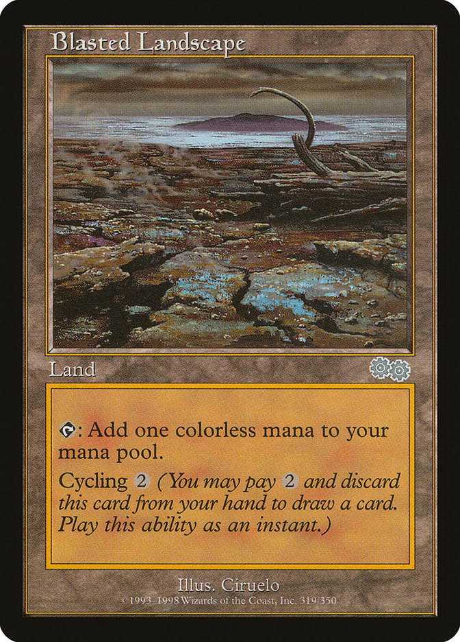 Blasted Landscape [Urza's Saga] | Deep Dive Games St. Marys