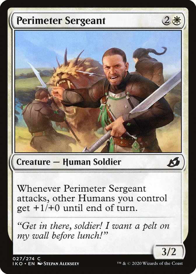 Perimeter Sergeant [Ikoria: Lair of Behemoths] | Deep Dive Games St. Marys