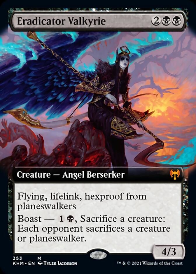 Eradicator Valkyrie (Extended Art) [Kaldheim] | Deep Dive Games St. Marys