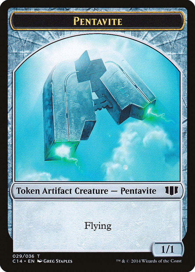 Myr // Pentavite Double-Sided Token [Commander 2014 Tokens] | Deep Dive Games St. Marys