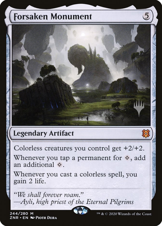 Forsaken Monument (Promo Pack) [Zendikar Rising Promos] | Deep Dive Games St. Marys