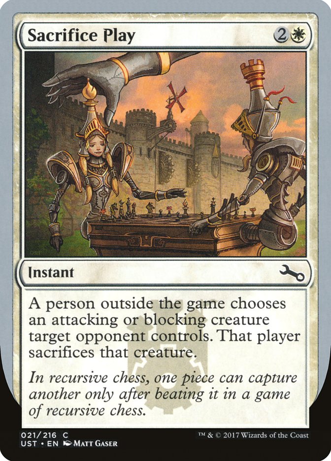 Sacrifice Play [Unstable] | Deep Dive Games St. Marys