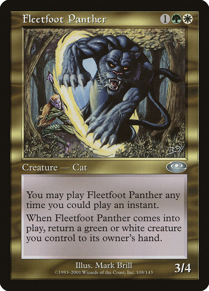 Fleetfoot Panther [Planeshift] | Deep Dive Games St. Marys