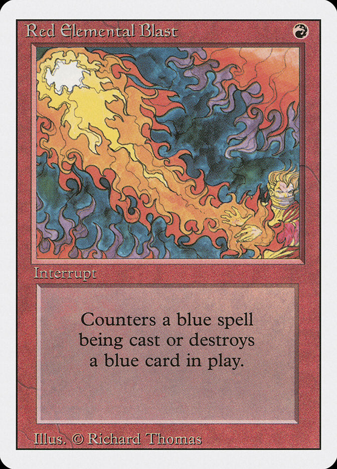 Red Elemental Blast [Revised Edition] | Deep Dive Games St. Marys