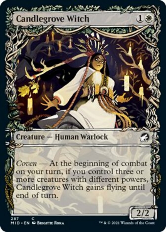 Candlegrove Witch (Showcase Equinox) [Innistrad: Midnight Hunt] | Deep Dive Games St. Marys