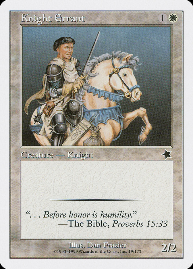 Knight Errant [Starter 1999] | Deep Dive Games St. Marys