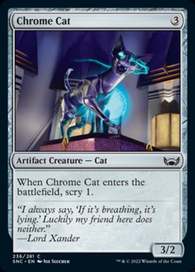 Chrome Cat [Streets of New Capenna] | Deep Dive Games St. Marys