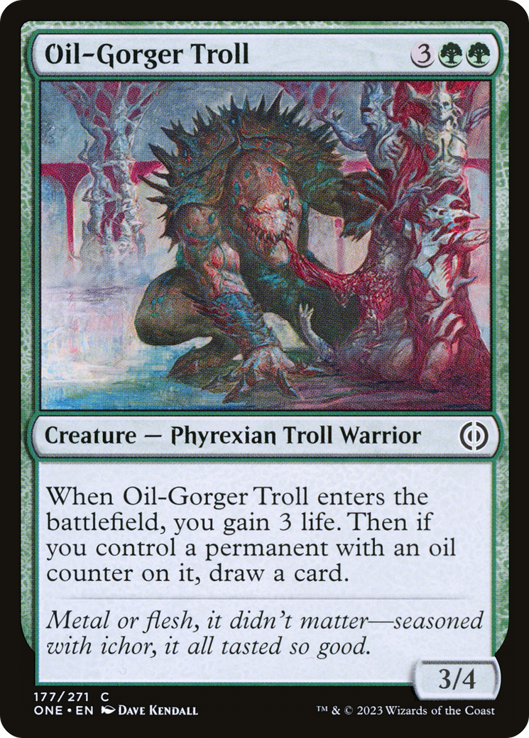 Oil-Gorger Troll [Phyrexia: All Will Be One] | Deep Dive Games St. Marys