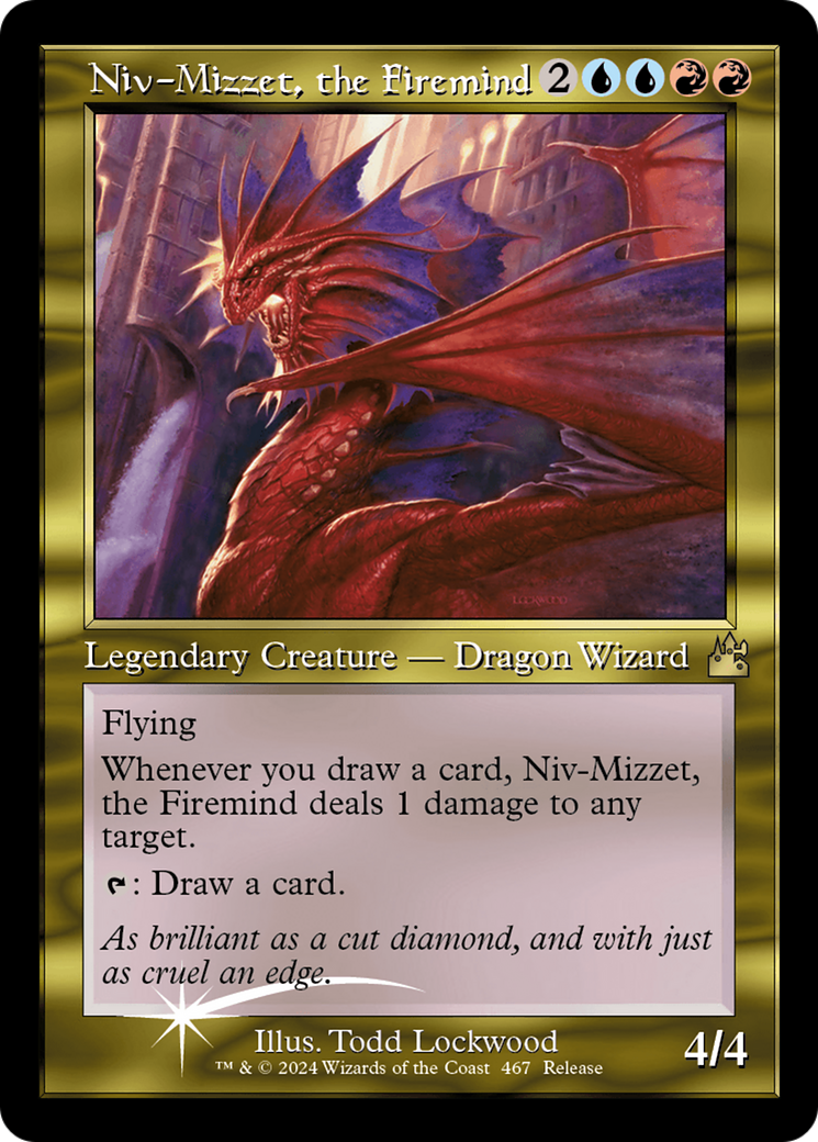 Niv-Mizzet, the Firemind (Retro Frame) [Ravnica Remastered] | Deep Dive Games St. Marys