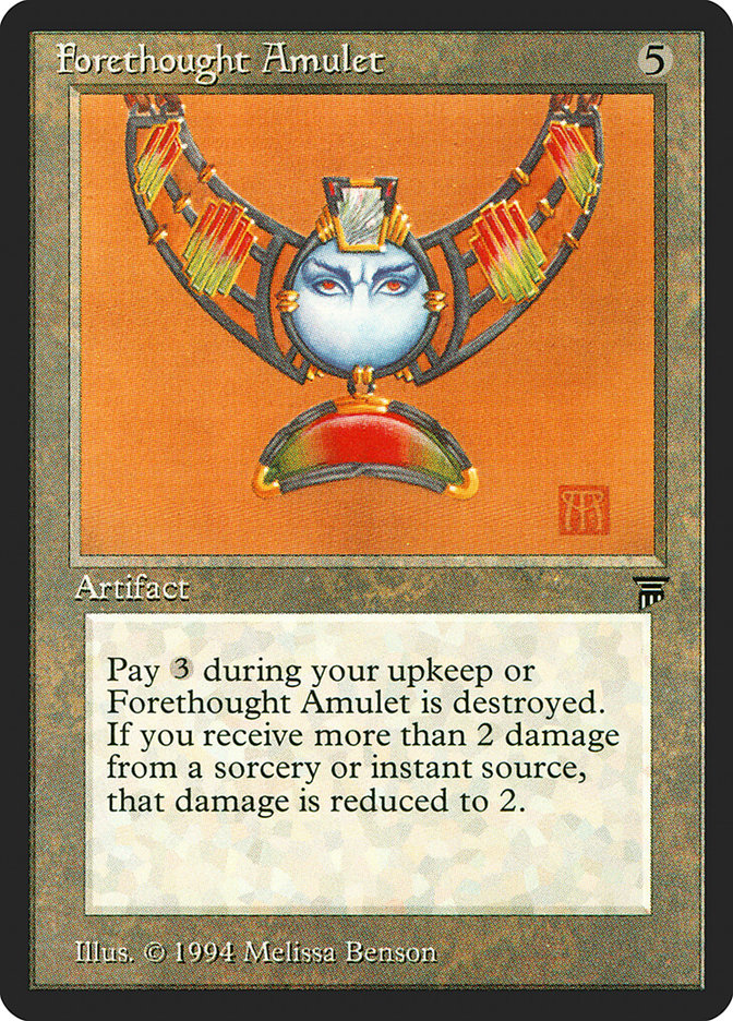 Forethought Amulet [Legends] | Deep Dive Games St. Marys