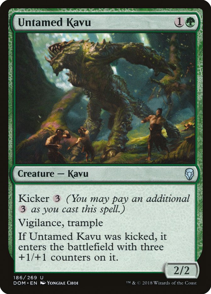 Untamed Kavu [Dominaria] | Deep Dive Games St. Marys