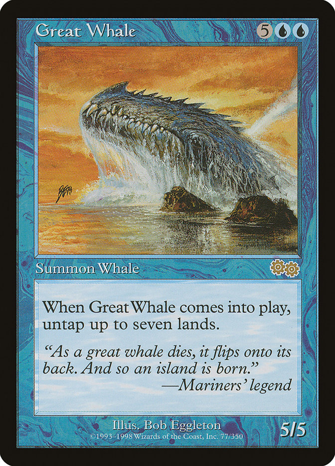 Great Whale [Urza's Saga] | Deep Dive Games St. Marys