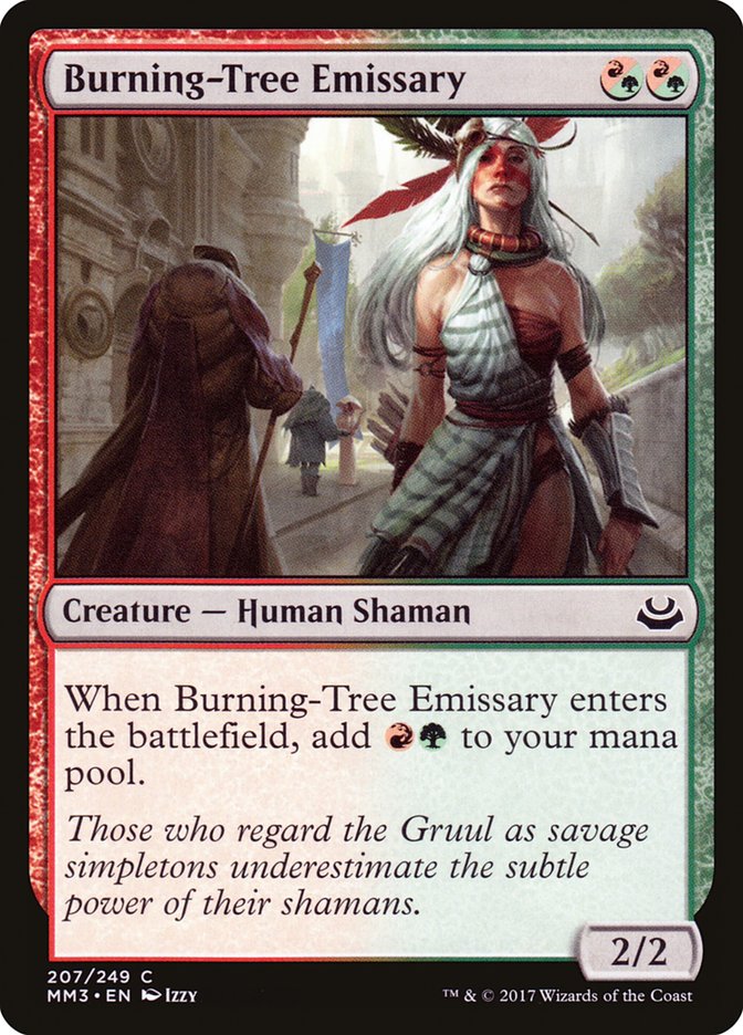 Burning-Tree Emissary [Modern Masters 2017] | Deep Dive Games St. Marys