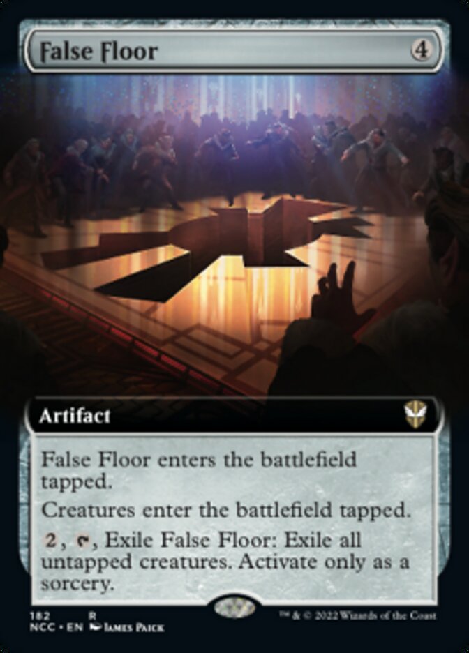 False Floor (Extended Art) [Streets of New Capenna Commander] | Deep Dive Games St. Marys