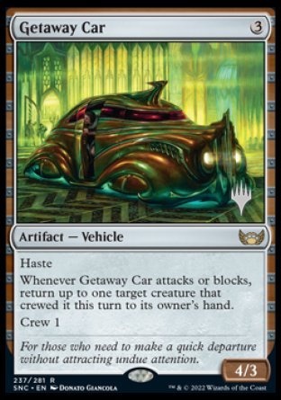 Getaway Car (Promo Pack) [Streets of New Capenna Promos] | Deep Dive Games St. Marys