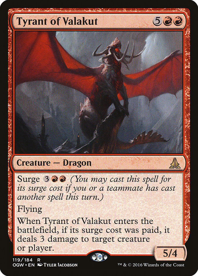 Tyrant of Valakut [Oath of the Gatewatch] | Deep Dive Games St. Marys