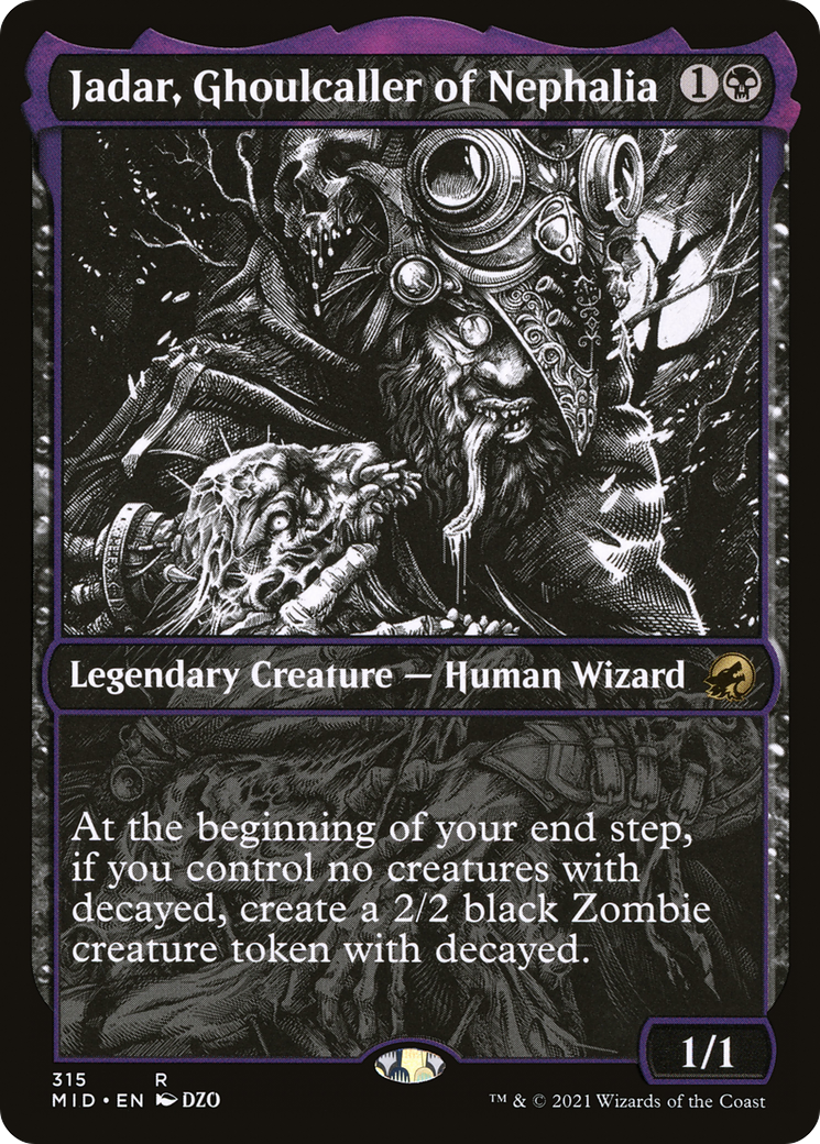 Jadar, Ghoulcaller of Nephalia (Showcase Eternal Night) [Innistrad: Midnight Hunt] | Deep Dive Games St. Marys