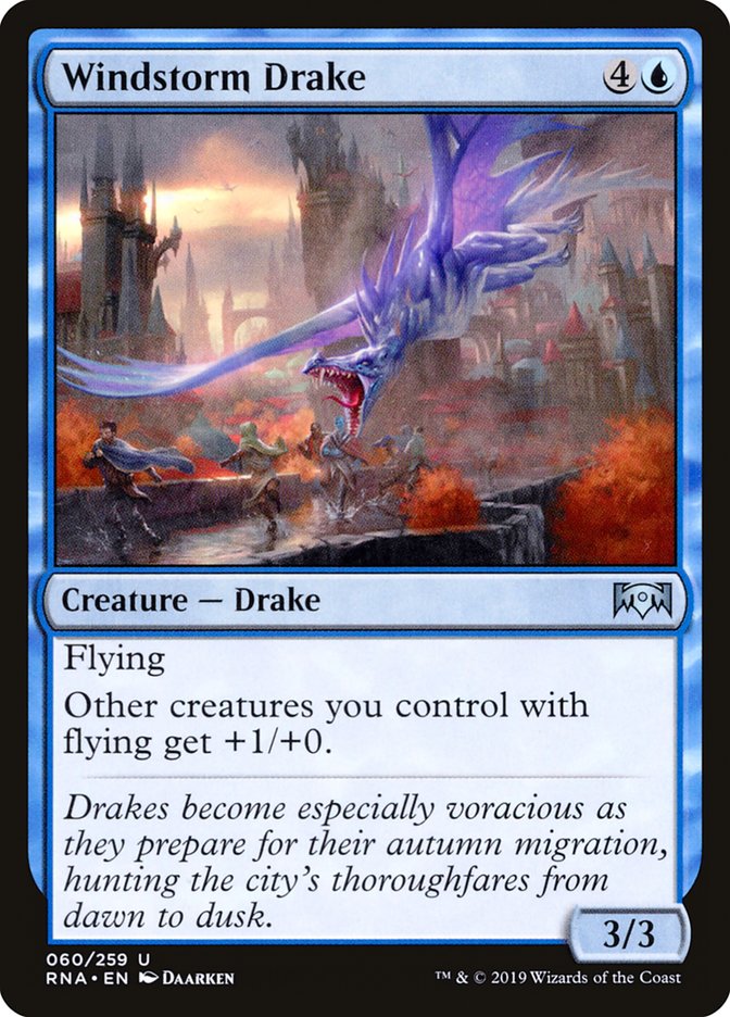 Windstorm Drake [Ravnica Allegiance] | Deep Dive Games St. Marys