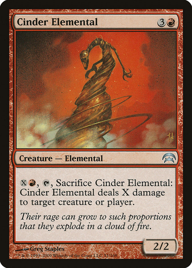 Cinder Elemental [Planechase] | Deep Dive Games St. Marys