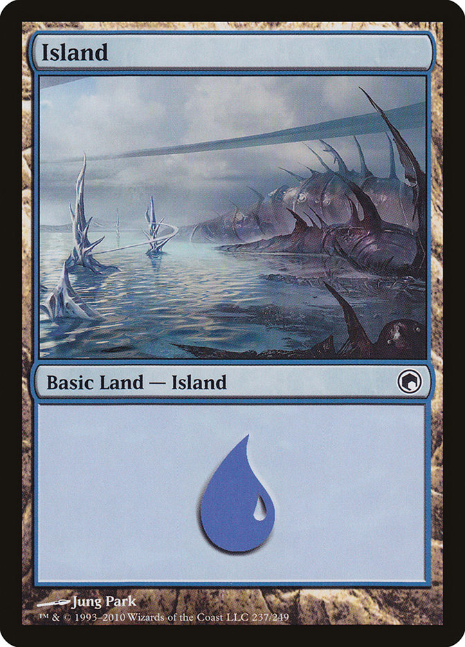 Island (237) [Scars of Mirrodin] | Deep Dive Games St. Marys