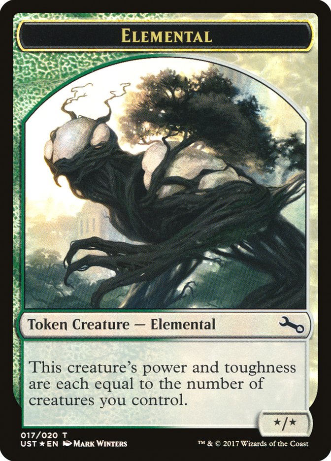 Elemental // Elemental Double-Sided Token (017/020) [Unstable Tokens] | Deep Dive Games St. Marys