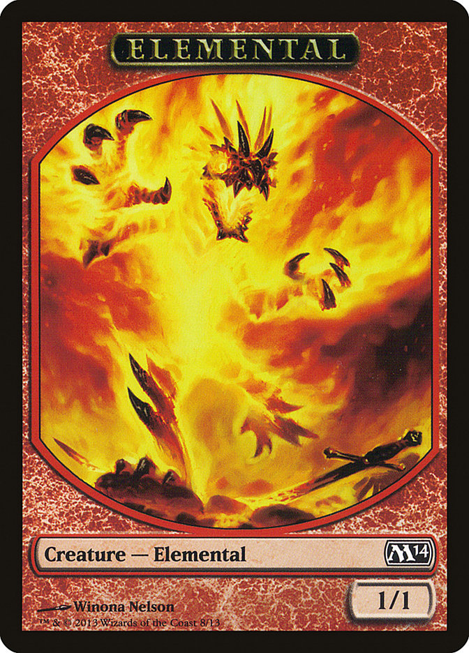 Elemental Token (8/13) [Magic 2014 Tokens] | Deep Dive Games St. Marys