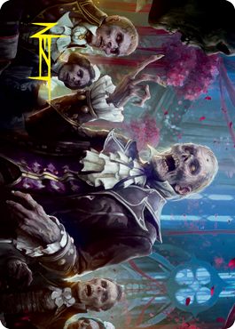 Undead Butler Art Card (Gold-Stamped Signature) [Innistrad: Crimson Vow Art Series] | Deep Dive Games St. Marys