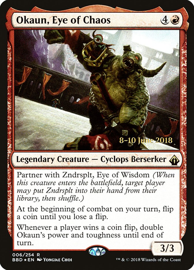 Okaun, Eye of Chaos [Battlebond Prerelease Promos] | Deep Dive Games St. Marys