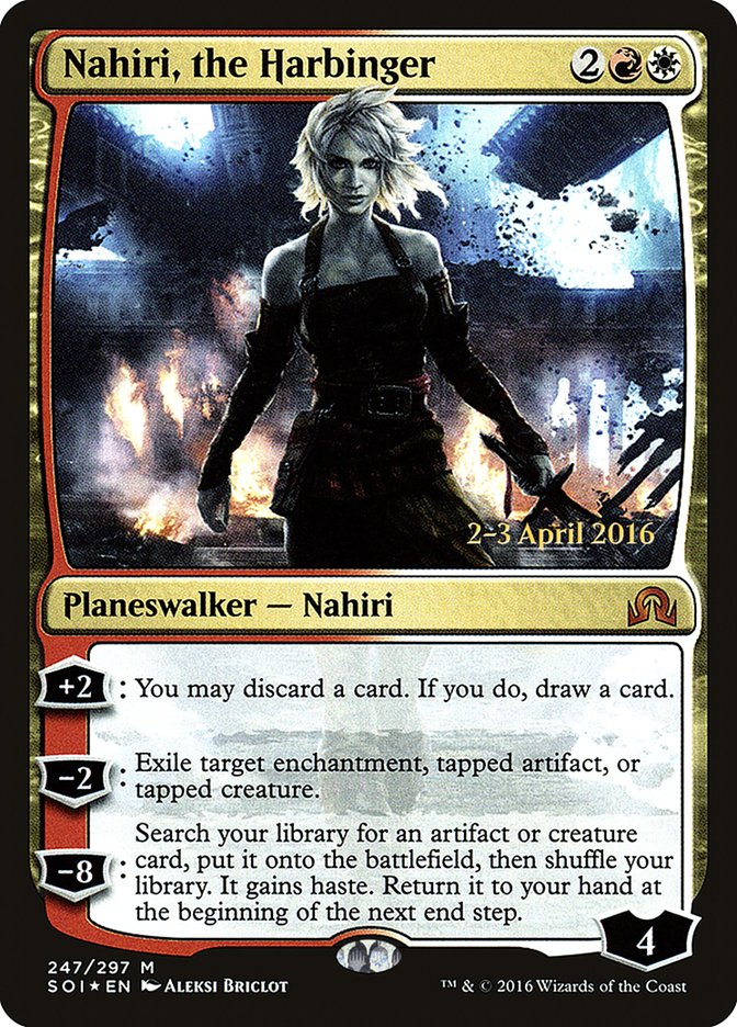 Nahiri, the Harbinger [Shadows over Innistrad Prerelease Promos] | Deep Dive Games St. Marys