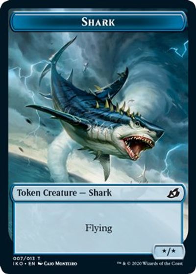 Angel Warrior // Shark Double-Sided Token [Challenger Decks 2021 Tokens] | Deep Dive Games St. Marys