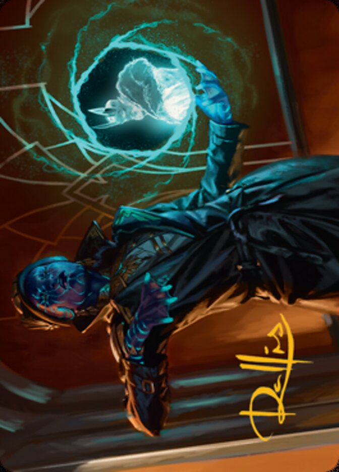 Kamiz, Obscura Oculus Art Card (Gold-Stamped Signature) [Streets of New Capenna Art Series] | Deep Dive Games St. Marys