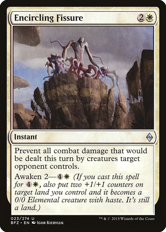 Encircling Fissure [Battle for Zendikar] | Deep Dive Games St. Marys
