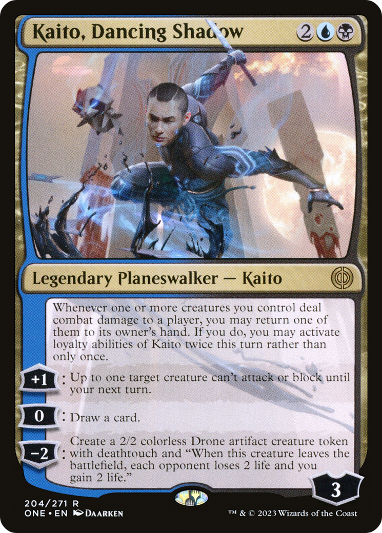 Kaito, Dancing Shadow [Phyrexia: All Will Be One] | Deep Dive Games St. Marys