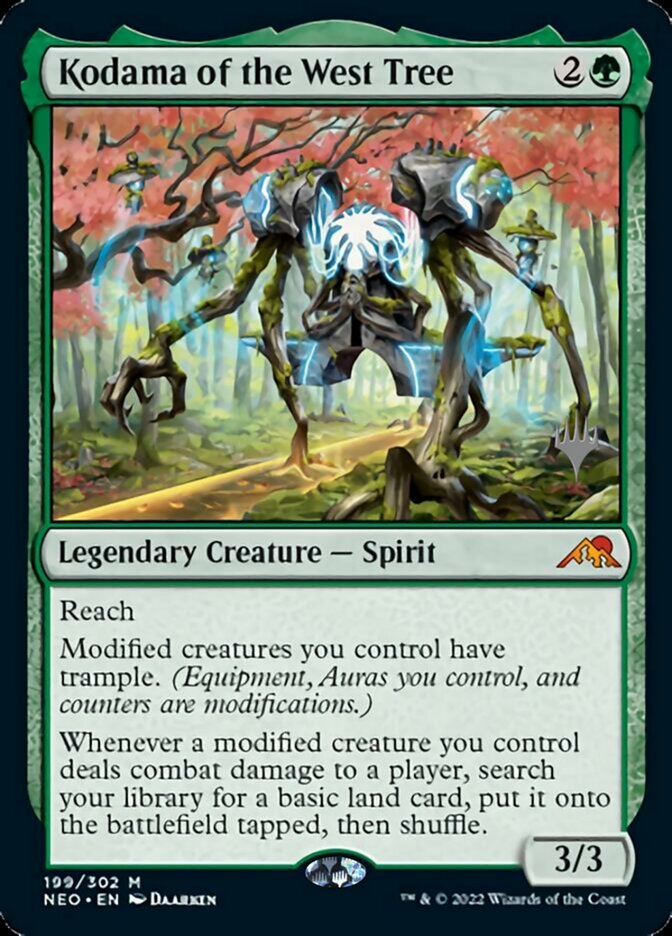 Kodama of the West Tree (Promo Pack) [Kamigawa: Neon Dynasty Promos] | Deep Dive Games St. Marys