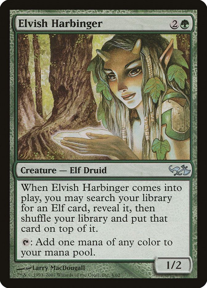 Elvish Harbinger [Duel Decks: Elves vs. Goblins] | Deep Dive Games St. Marys