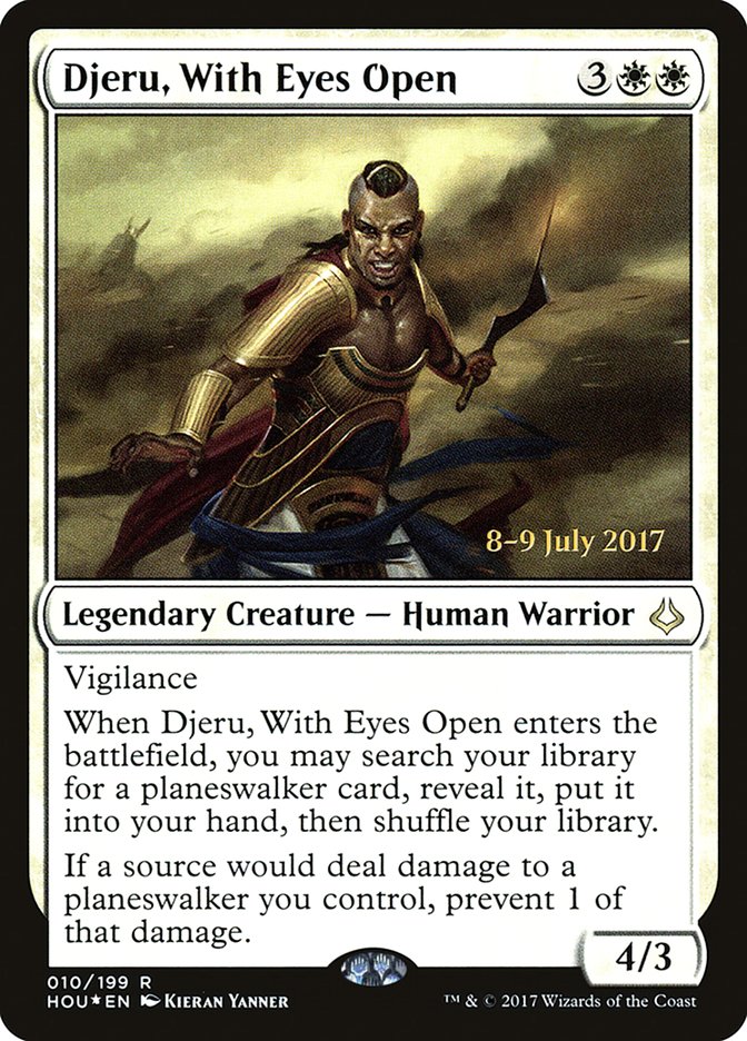 Djeru, With Eyes Open [Hour of Devastation Prerelease Promos] | Deep Dive Games St. Marys