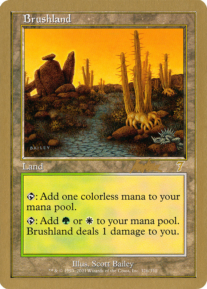 Brushland (Brian Kibler) [World Championship Decks 2002] | Deep Dive Games St. Marys