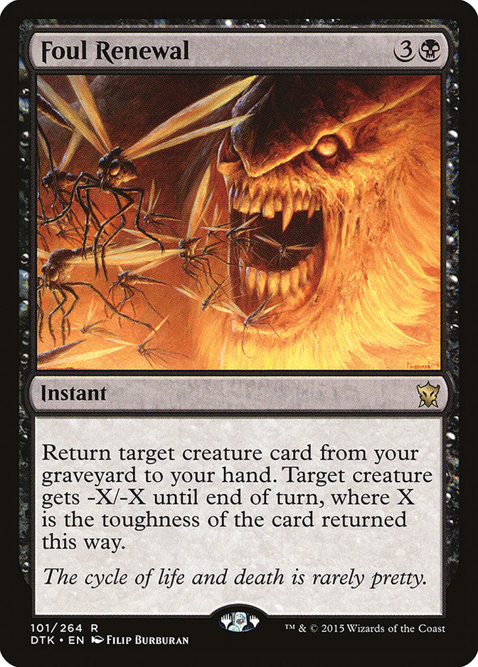 Foul Renewal [Dragons of Tarkir] | Deep Dive Games St. Marys