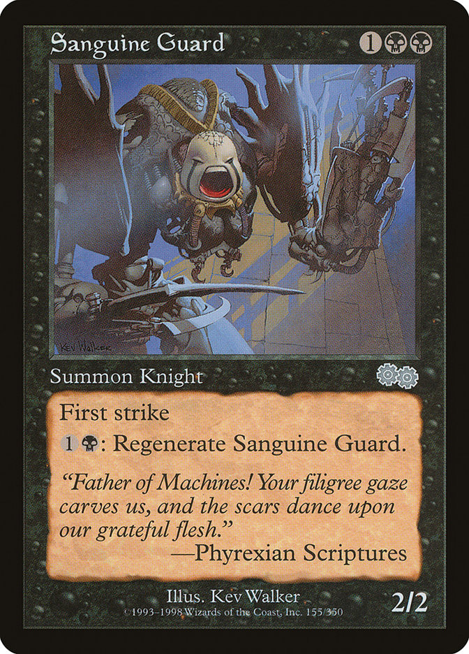 Sanguine Guard [Urza's Saga] | Deep Dive Games St. Marys