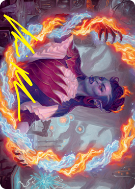 Rootha, Mercurial Artist Art Card (Gold-Stamped Signature) [Strixhaven: School of Mages Art Series] | Deep Dive Games St. Marys