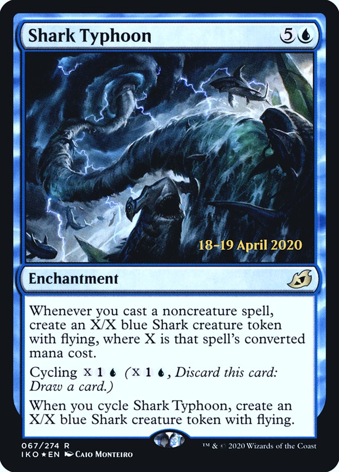 Shark Typhoon [Ikoria: Lair of Behemoths Prerelease Promos] | Deep Dive Games St. Marys