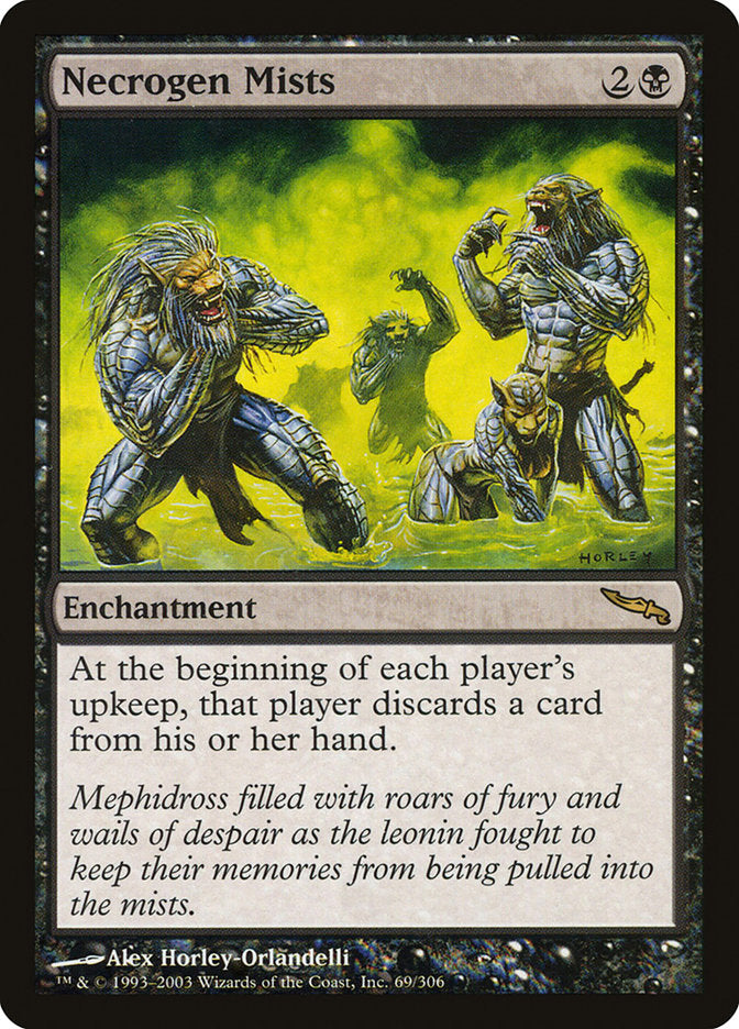 Necrogen Mists [Mirrodin] | Deep Dive Games St. Marys
