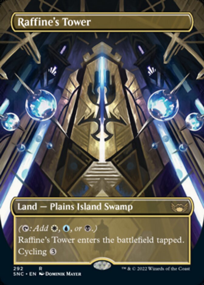 Raffine's Tower (Borderless Alternate Art) [Streets of New Capenna] | Deep Dive Games St. Marys