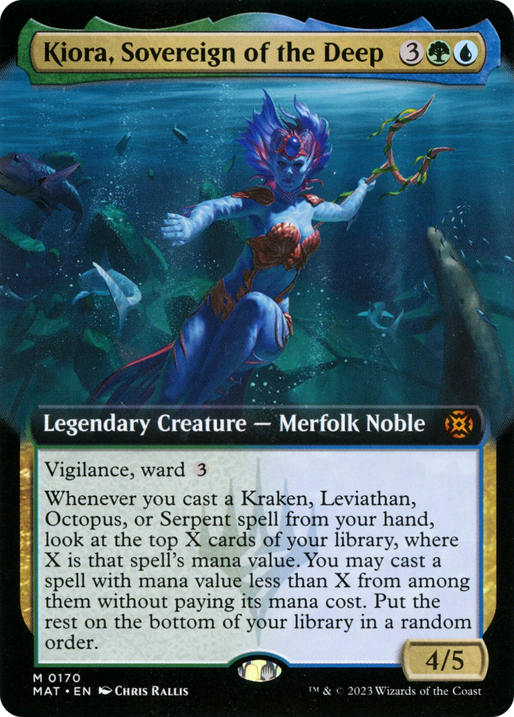 Kiora, Sovereign of the Deep (Extended Art) [March of the Machine: The Aftermath] | Deep Dive Games St. Marys