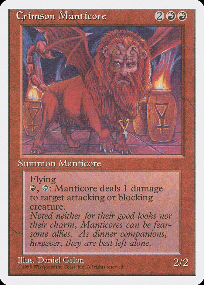 Crimson Manticore [Fourth Edition] | Deep Dive Games St. Marys